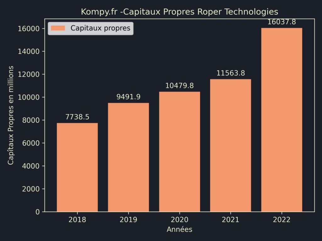 Roper Technologies Capitaux Propres 2022